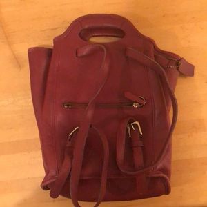 Vintage Coach Red Bag